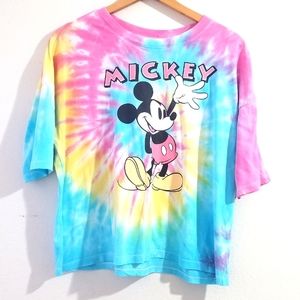 Tie Dye Mickey Mouse Shirt